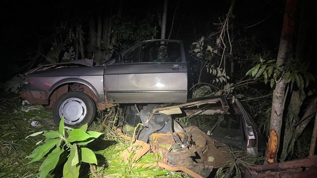 Motorista fica ferido após acidente com veículo na PR-585 em São Pedro do Iguaçu