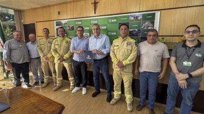 Imagem referente à notícia: Município e Corpo de Bombeiros alinham nova sede e reforço ao Funrebom em Toledo