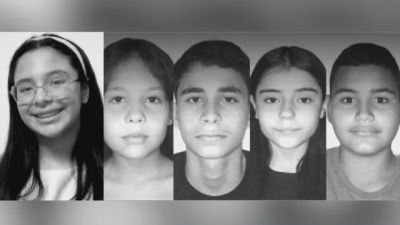 Imagem referente à notícia: Violenta colisão entre van escolar e caminhão deixa cinco estudantes mortos na GO-518