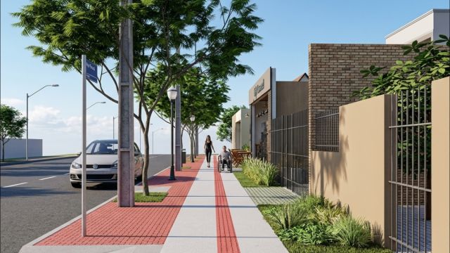 Prefeitura de Cascavel lança Programa Calçada Segura e propõe novo padrão de acessibilidade