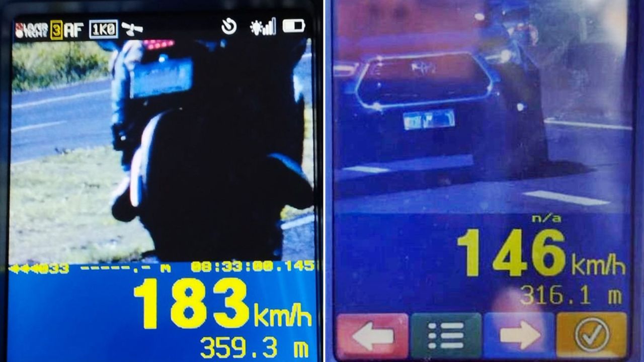 PRF flagra motoristas a mais de 180 km/h durante o feriado de Corpus Christi nas rodovias do Oeste do Paraná