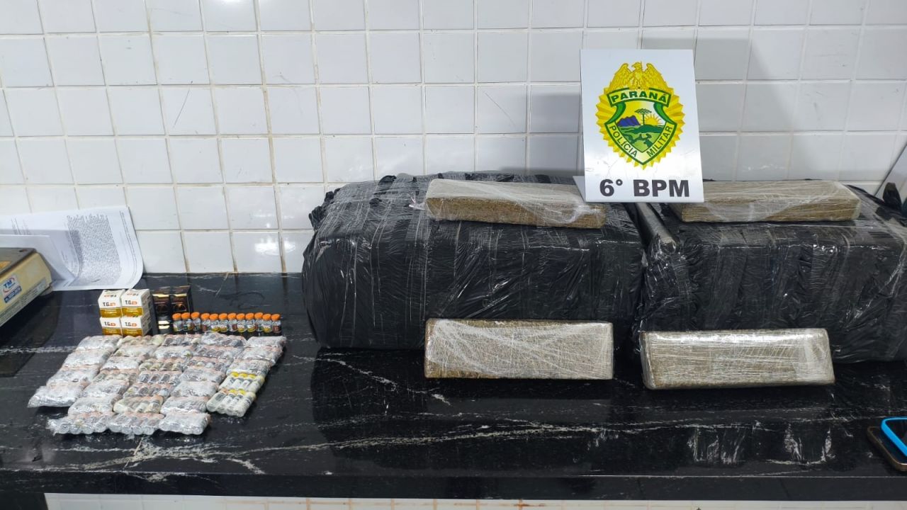 Medicamentos para emagrecimento proibidos são apreendidos em operação da PM e PF em Cascavel