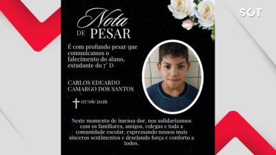Imagem referente à notícia: Identificado menino de 12 anos que morreu atropelado por caminhão em Cascavel; escola divulga nota de pesar