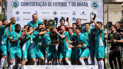 Imagem referente a notícia: DotCon vence Fanny 24 e conquista de forma invicta a Taça Brasil F7 2026 em Minas Gerais