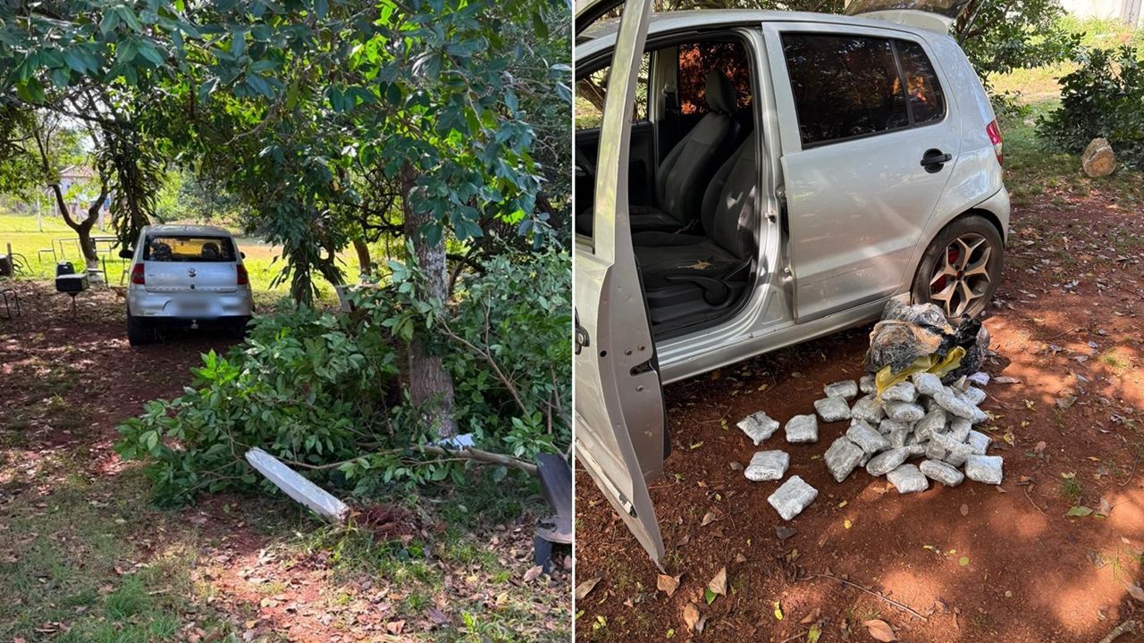 PF e PM apreendem 16 quilos de skunk e prendem suspeito após perseguição em Foz do Iguaçu