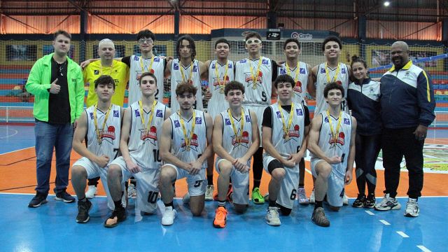 Cascavel conquista título do basquete masculino nos Jogos da Juventude do Paraná em Guaraniaçu