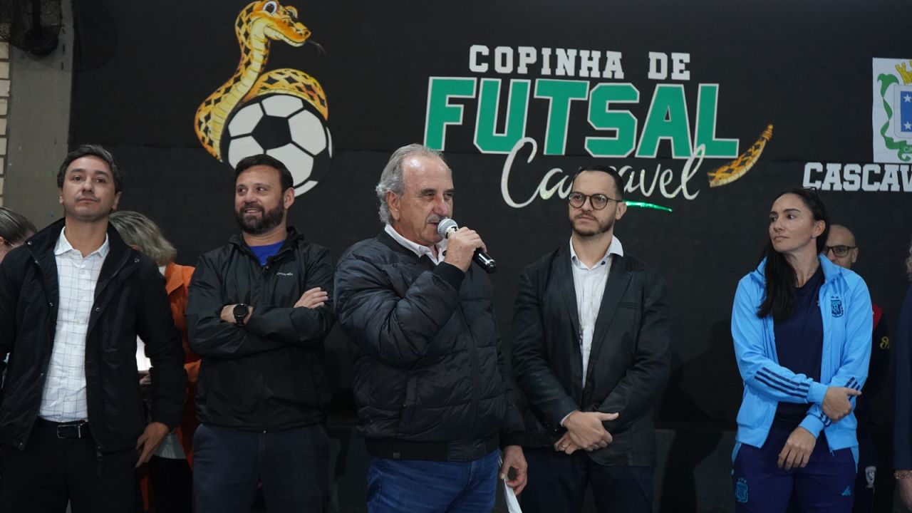 Prefeitura realiza 1ª Copinha de Futsal Sub-12 com 50 equipes e movimenta escolas municipais de Cascavel