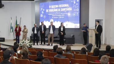 Imagem referente à notícia: Cascavel sedia etapa estadual de projeto da Anvisa e entrega primeira certificação do Selo de Confiança Sanitária Municipal