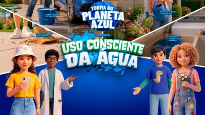 Imagem referente à notícia: Em nova campanha, Sanepar reforça importância do uso consciente de água