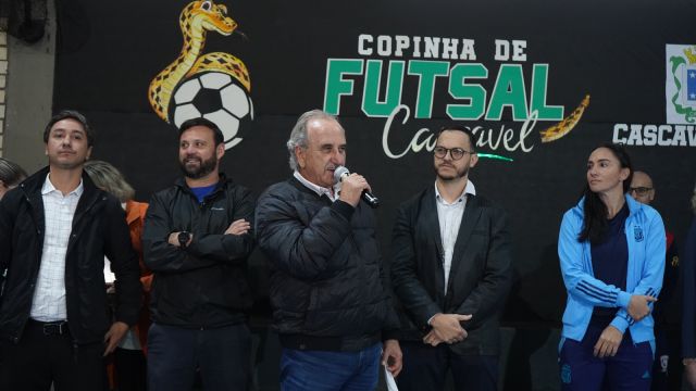 Prefeitura realiza 1ª Copinha de Futsal Sub-12 com 50 equipes e movimenta escolas municipais de Cascavel
