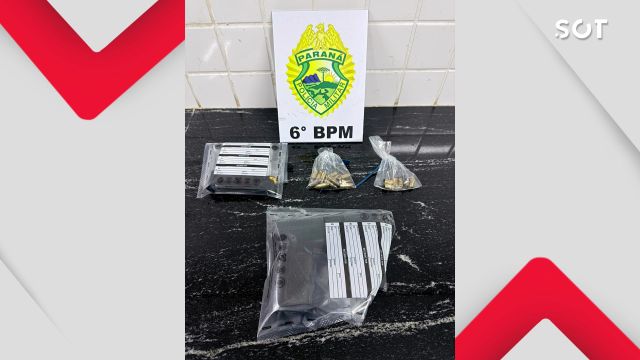 CAC é preso após disparos de arma de fogo e apreensão de pistola em bairro Floresta