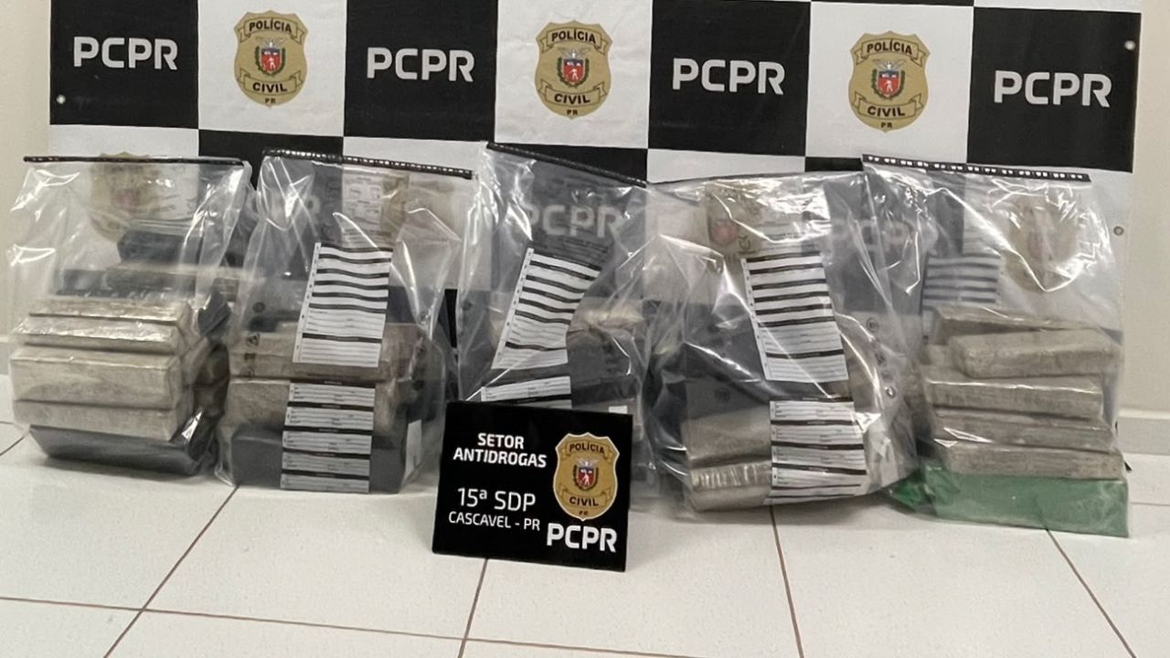 Operação Rastreio: Polícia Civil apreende mais 73 quilos de maconha e prejuízo ao crime chega a R$ 1,2 milhão