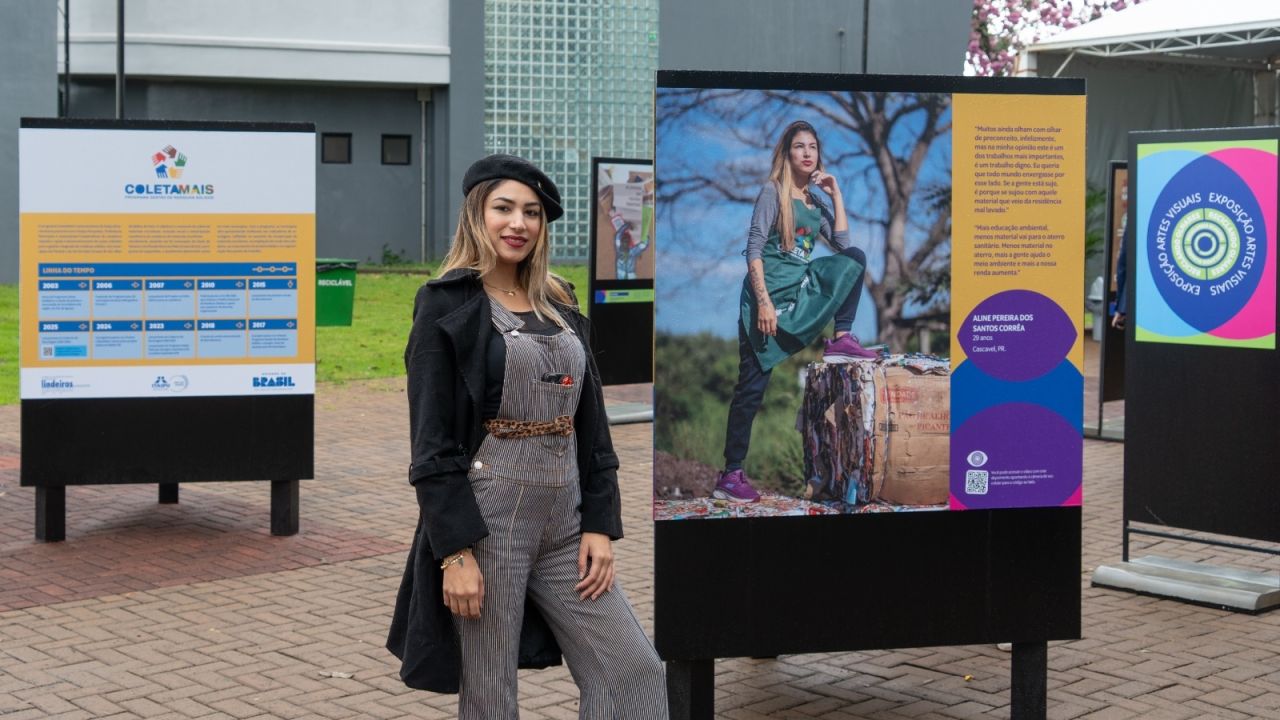 Exposição “Reciclando Olhares” une arte e educação ambiental no Gramadão