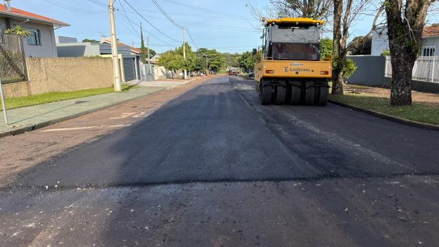 Corbélia inicia maior programa de recapeamento da história com investimento de R$ 15 milhões
