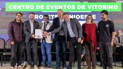 Imagem referente à notícia: Projetek Unioeste impulsiona infraestrutura regional e entrega projeto de Centro de Eventos de Vitorino