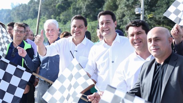 Sandro Alex quer ampliar programa de rodovias em concreto que já chegou a mil quilômetros