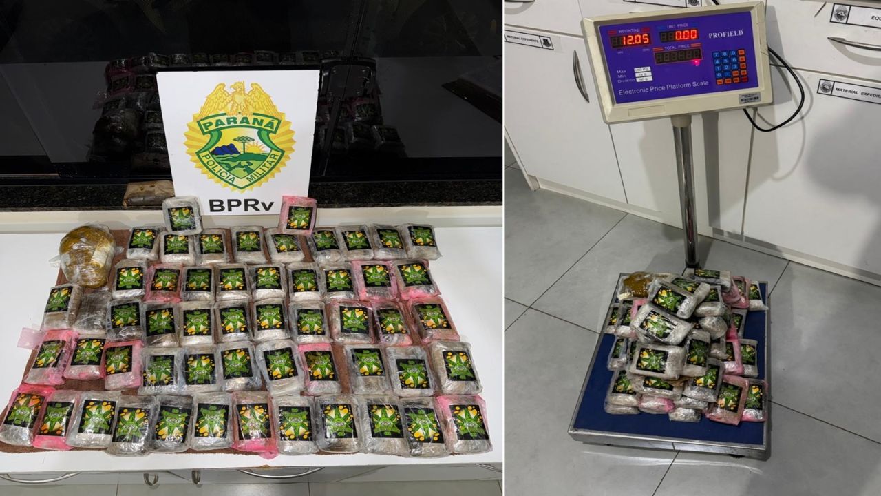 Casal é preso com mais de 12 kg de haxixe marroquino escondidos em tanque de combustível na PR-323