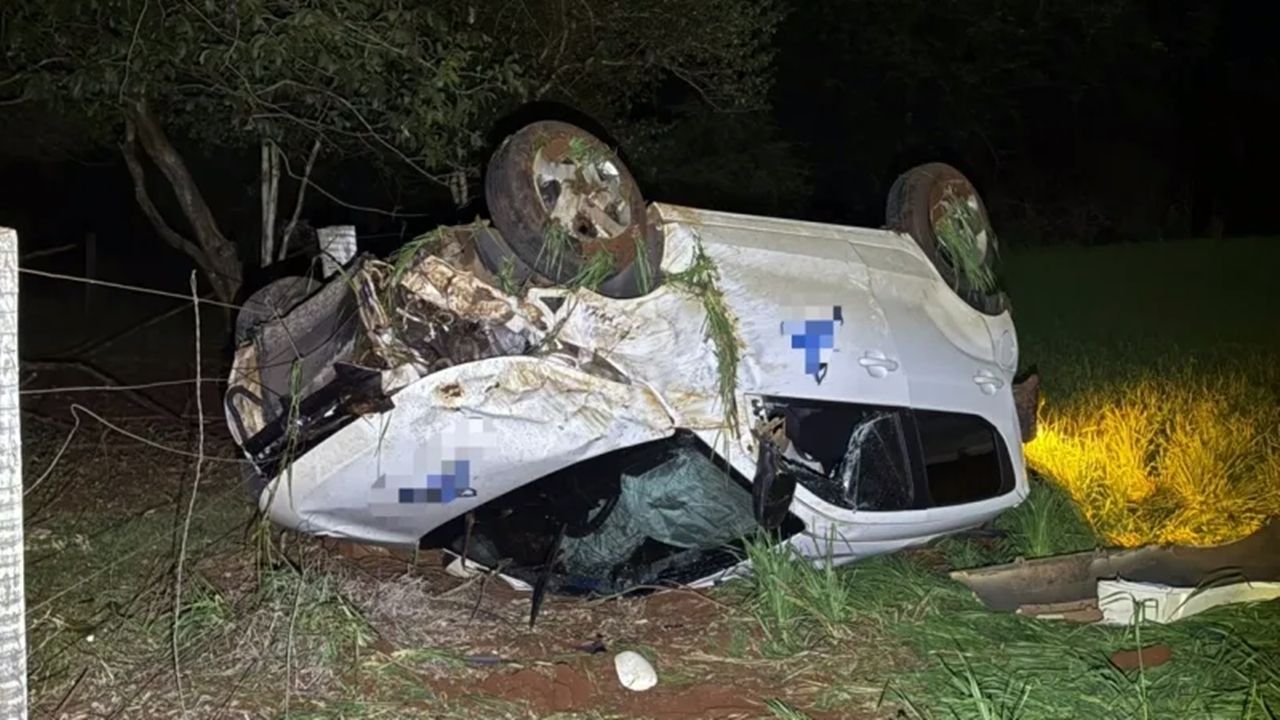 Cascavelense morre em grave colisão na BR-163 e condutor de caminhonete é preso após fugir sem prestar socorro