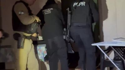 Imagem referente à notícia: PCPR deflagra operação contra organização criminosa e cumpre 30 mandados no Oeste e Sudoeste do Paraná