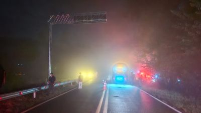 Imagem referente à notícia: Pedestre morre após ser atropelado por caminhão na PR-471, em Catanduvas