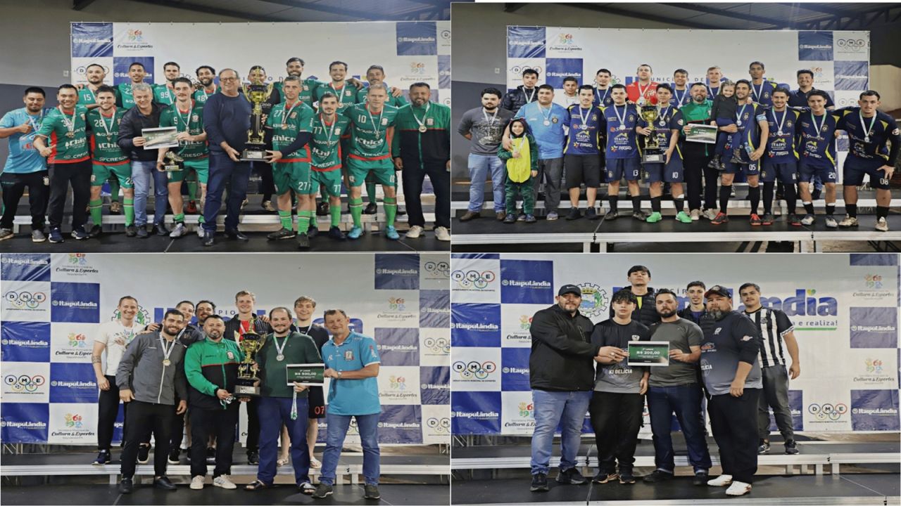 Finais do Campeonato Municipal de Futebol Suíço definem campeões nas categorias Sub-20, 40+ e Livre em Itaipulândia