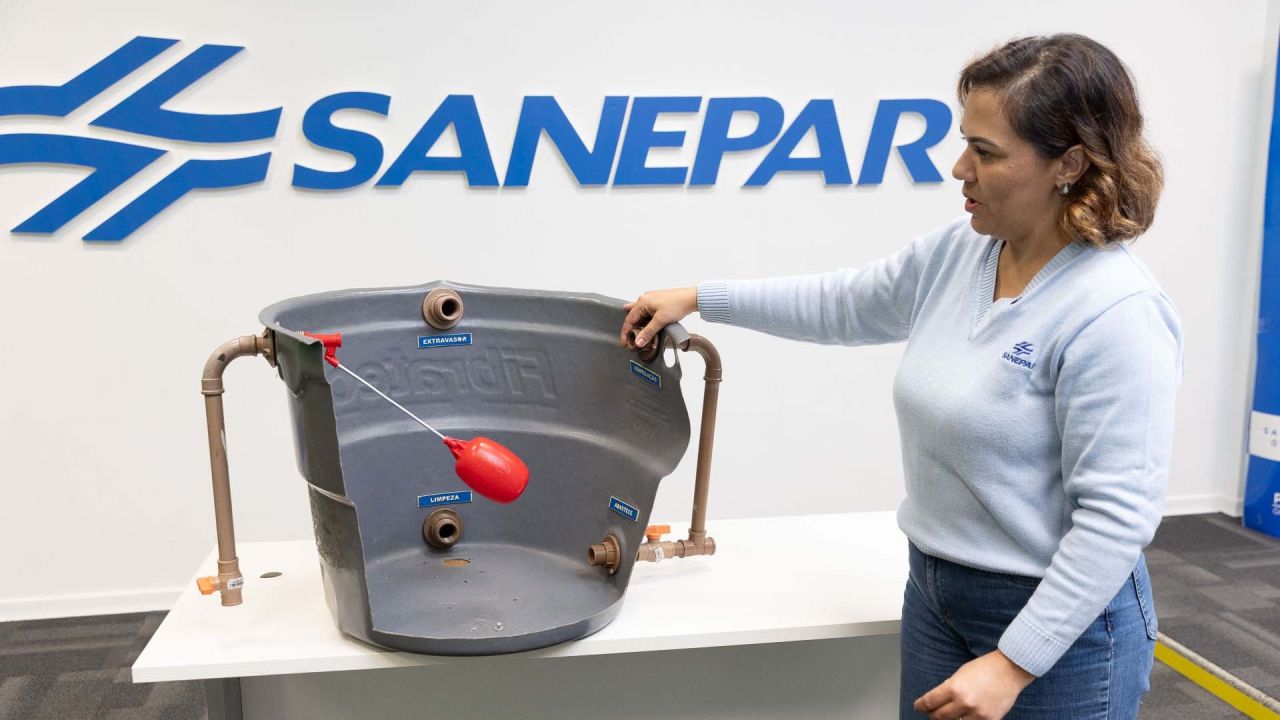 Campanha da Agepar reforça conscientização sobre a obrigatoriedade da caixa-d’água