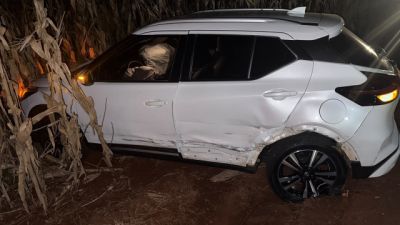 Imagem referente à notícia: Colisão frontal na PR-239 deixa motorista ferido e mobiliza equipes em Assis Chateaubriand