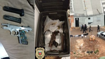 Imagem referente à notícia: Operação Avaritia prende sete pessoas e desmantela laboratório de drogas em Cascavel