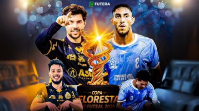 Imagem referente à notícia: Copa Floresta de Futsal terá campeão inédito e lança primeira edição feminina em noite histórica em Cascavel
