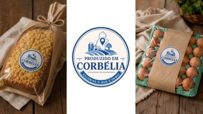 Imagem referente à notícia: Corbélia lança selo para destacar produtos locais e incentivar consumidores a fortalecer a economia do município