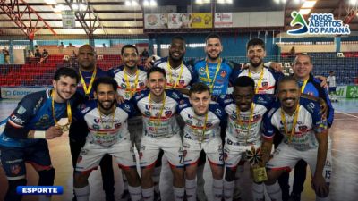Imagem referente à notícia: AFI Itaipulândia é campeã da fase regional dos Jogos Abertos do Paraná após vitória sobre Santa Helena