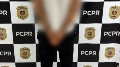 Imagem referente à notícia: Jovem de 22 anos é preso pela Polícia Civil em Cascavel por associação para o tráfico