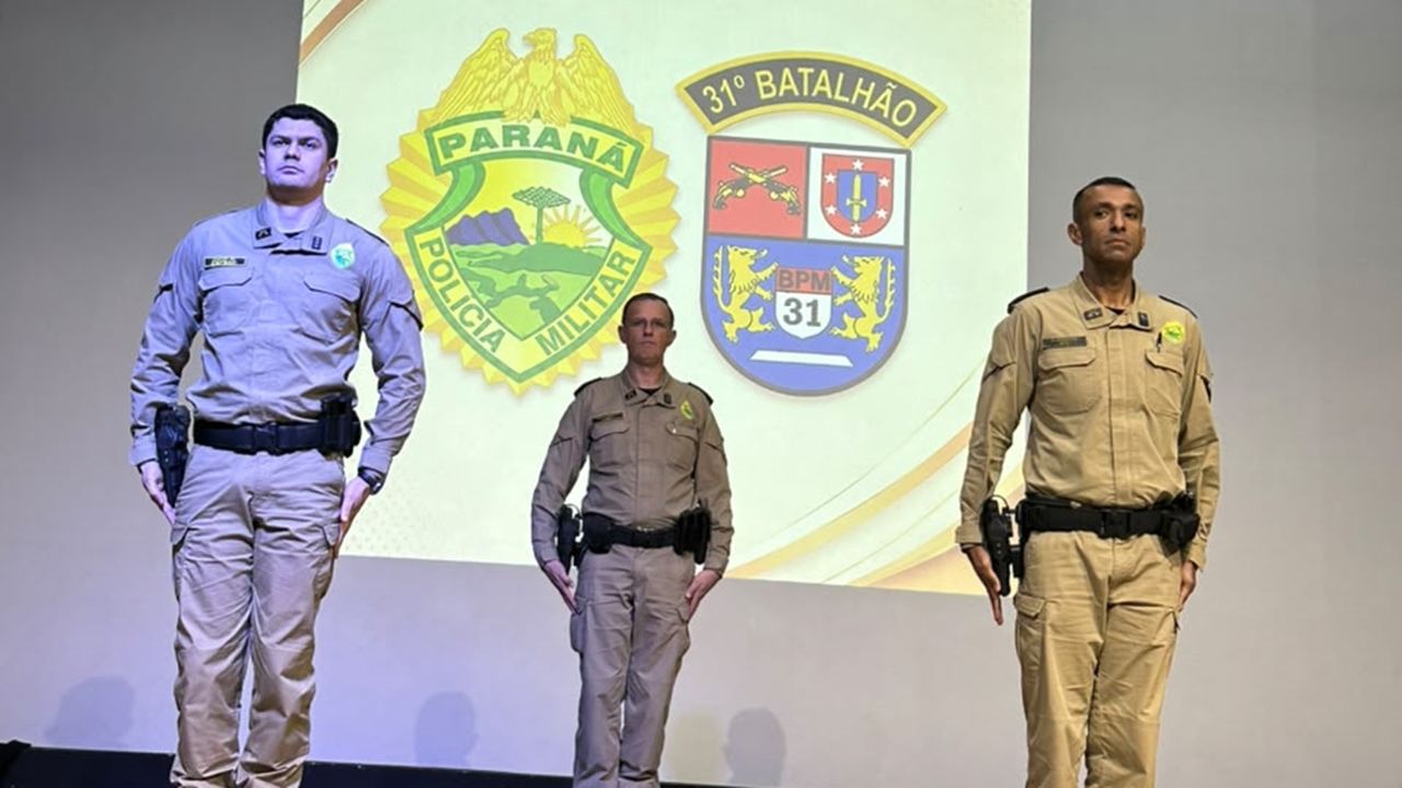 Passagem de comando na 3ª Companhia da PM marca nova fase do policiamento em Corbélia e região