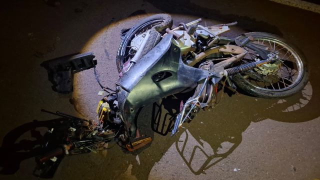 Motociclista morre após colisão frontal com carro na PR-486 entre Assis Chateaubriand e Brasilândia do Sul