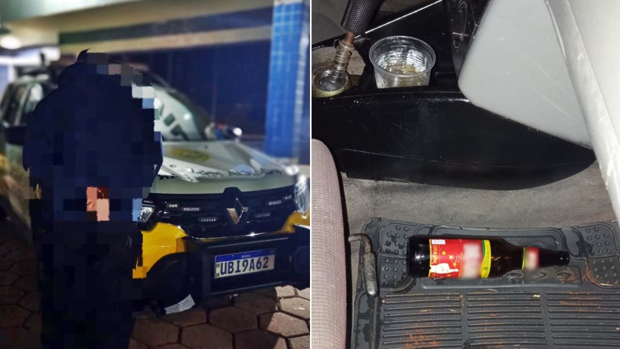Motorista é preso por embriaguez ao volante após realizar derrapagens e manobras perigosas em Quedas do Iguaçu