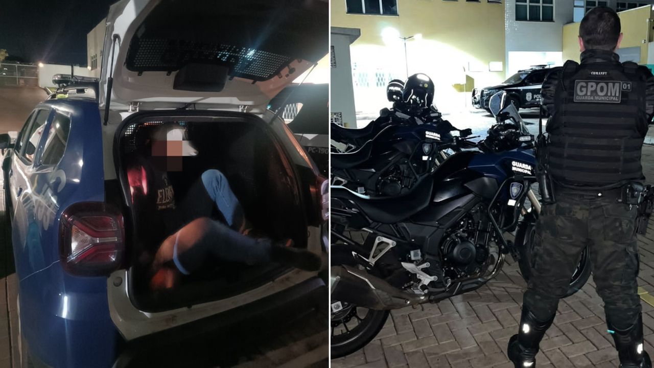 Motorista é preso após fugir de fiscalização, fazer manobra perigosa e admitir consumo de cerveja em Cascavel