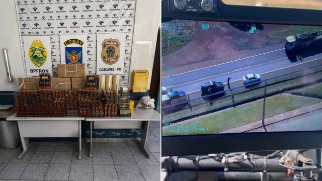 Operação integrada apreende R$ 73 mil em mercadorias do Paraguai na BR-277, em Santa Tereza do Oeste