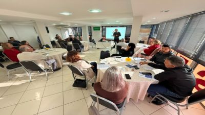 Imagem referente à notícia: Palestra do Secovi-PR Oeste aborda os “9 Cs   dos condomínios” no Café com Síndicos