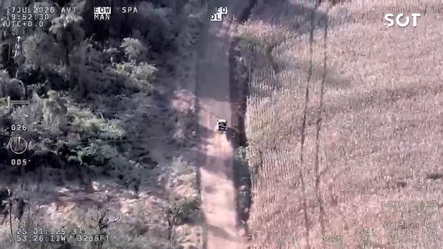 Helicóptero da PM localiza Hilux furtada avaliada em R$ 250 mil e suspeito é preso em Cascavel
