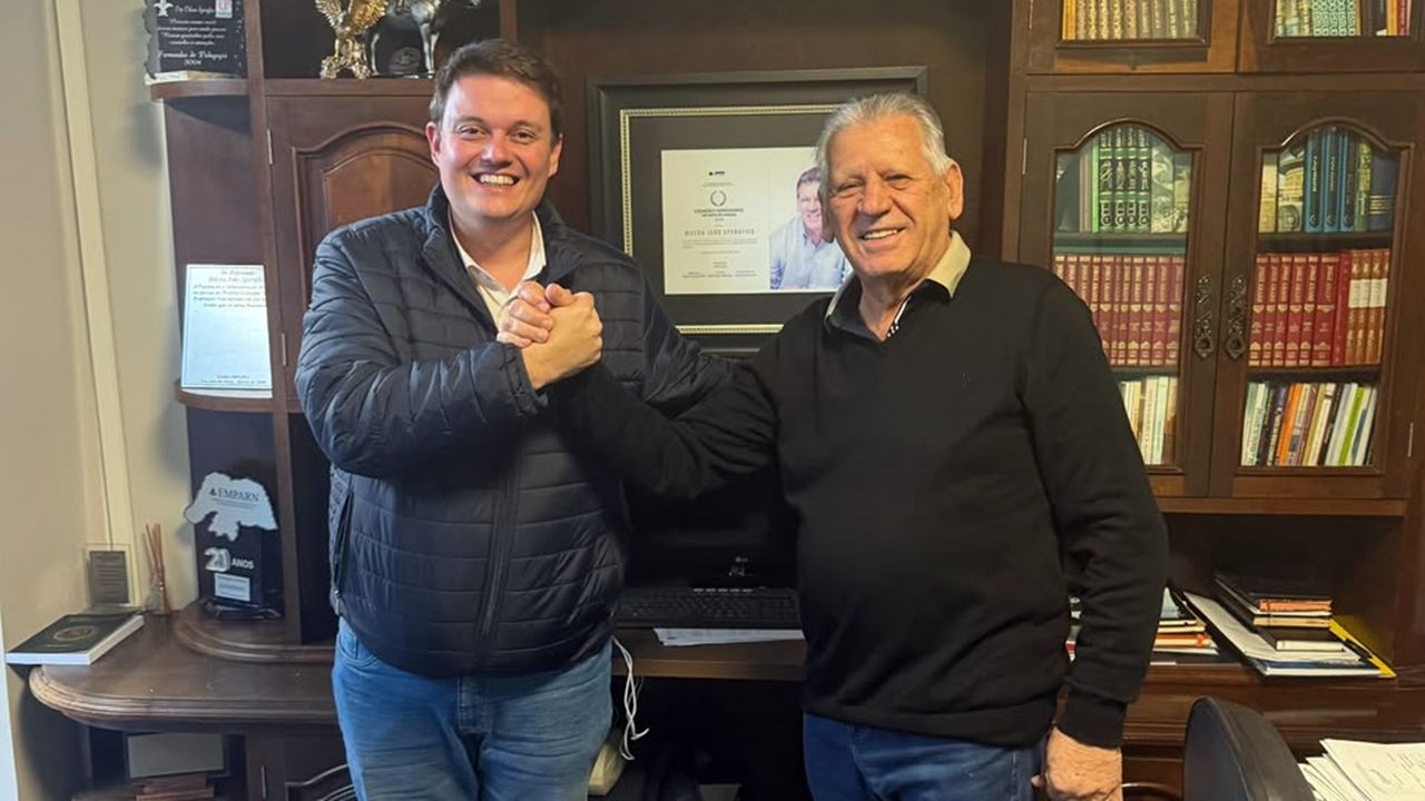 João Diego anuncia apoio à pré-candidatura de Dilceu Sperafico para deputado federal