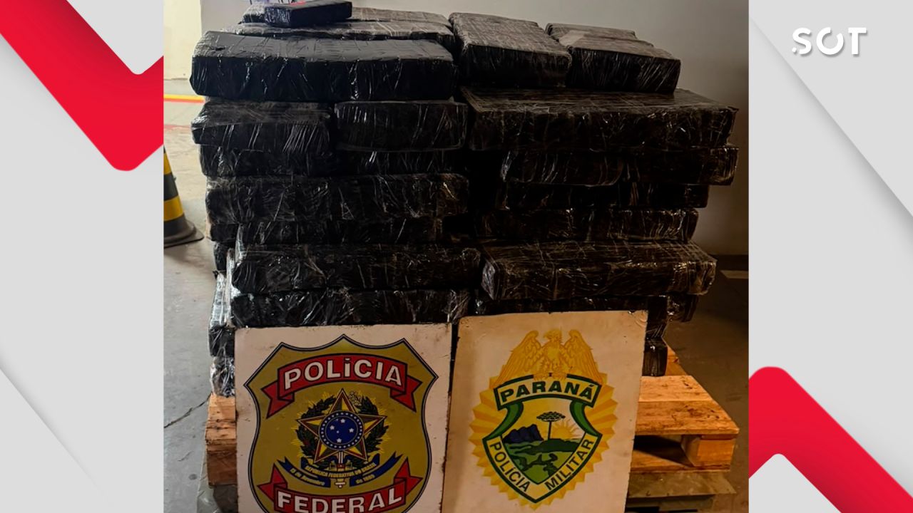 Ação integrada entre BPFRON e Polícia Federal apreende mais de 520 quilos de maconha no Lago de Itaipu, em Guaíra