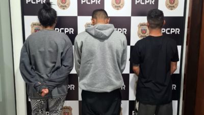 Imagem referente à notícia: PCPR prende três investigados por furtos de camionetas de luxo no Oeste do Paraná