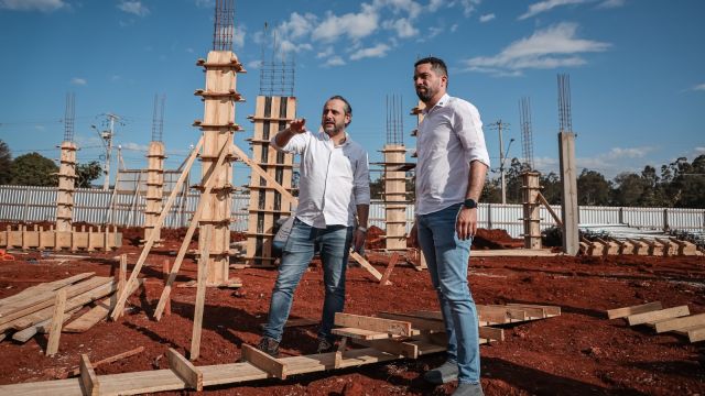 Obras de CAPS I e III, Policlínica e Hospital de Retaguarda avançam para ampliar rede de atendimento em Cascavel
