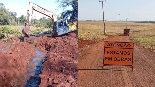 Obras de pavimentação da Estrada de Longuinópolis começam e alteram trânsito em Braganey