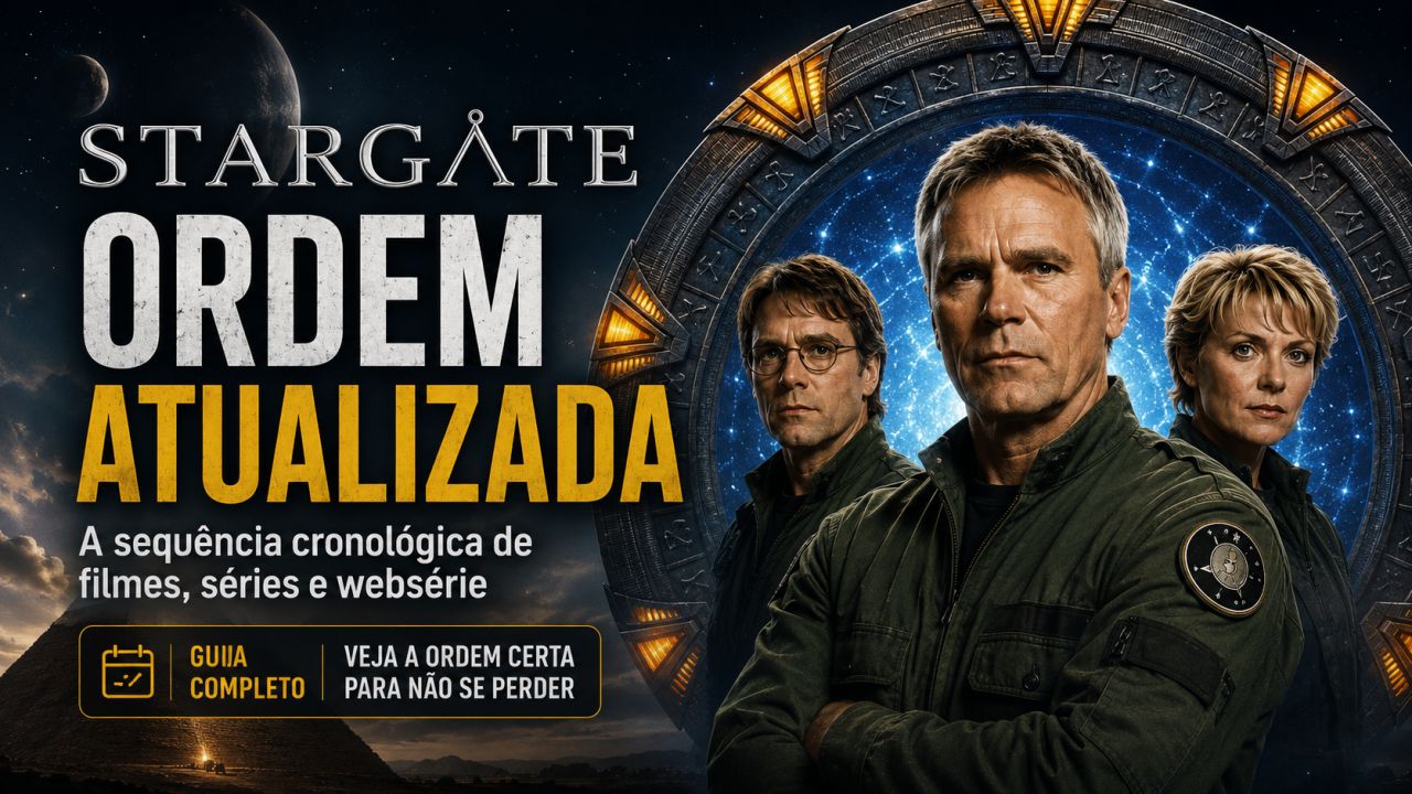 Ordem atualizada da franquia Stargate: veja a sequência cronológica de filmes, séries e websérie