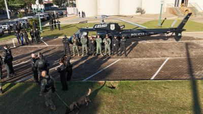 Imagem referente à notícia: Operação conjunta da PCPR e PMPR prende 10 suspeitos de integrar organização criminosa do tráfico no Noroeste do Paraná