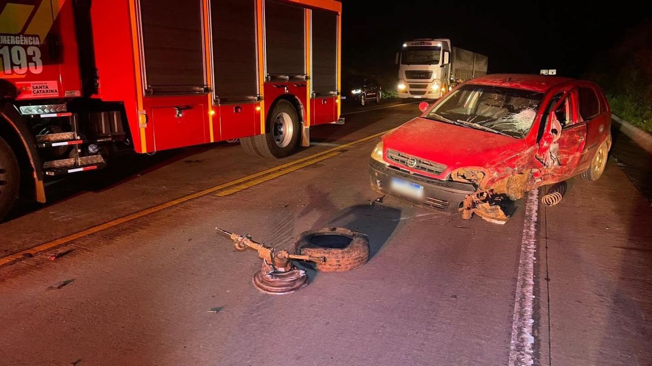 Funcionário pega carro do patrão sem autorização, provoca acidente na BR-163 e foge do local
