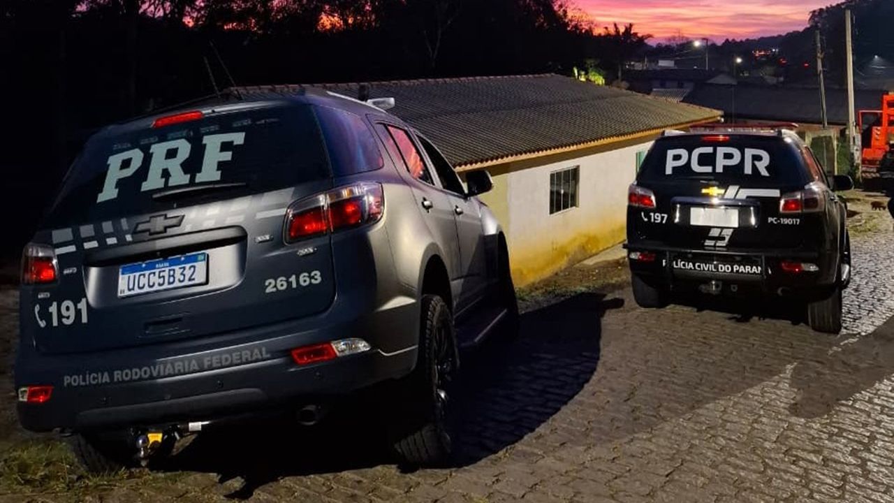 PRF e PCPR prendem 10 integrantes de organização criminosa especializada em roubos de cargas na BR-116