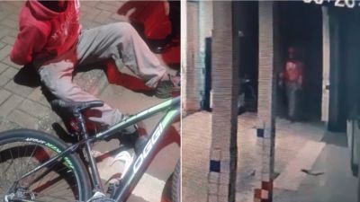 Homem é preso após invadir escola municipal durante a madrugada e ser flagrado por câmeras em Cascavel
