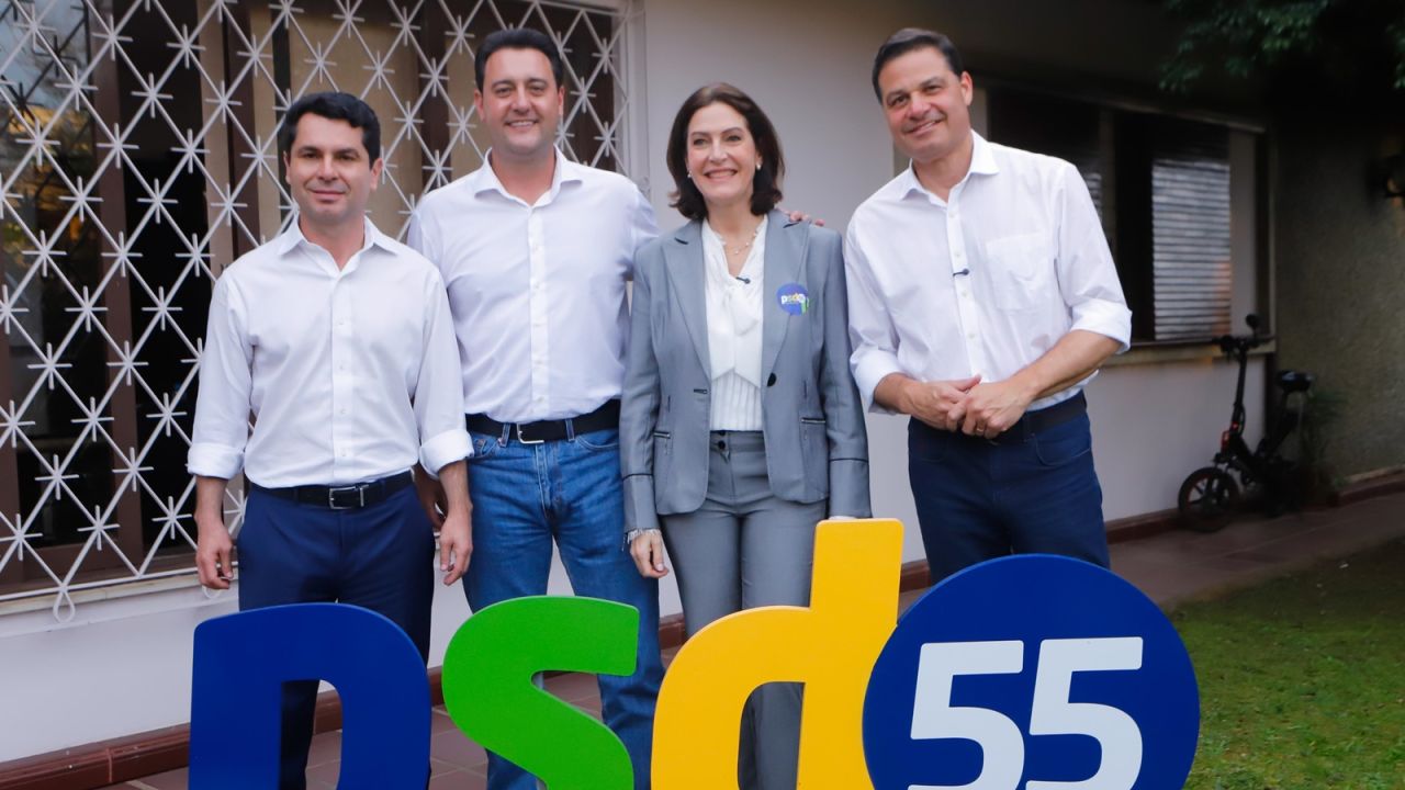 Dupla formada: Alexandre Curi e Cristina Graeml serão candidatos ao Senado na chapa de Sandro Alex